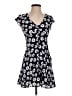 Gap 100% Rayon Print Blue Casual Dress Size 00 - photo 1