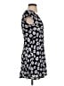 Gap 100% Rayon Print Blue Casual Dress Size 00 - photo 4