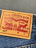 Levi's 100% Cotton Blue Denim Shorts Size 24 waist - photo 3