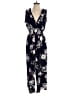 Xhilaration Floral Black Jumpsuit Size S - photo 1