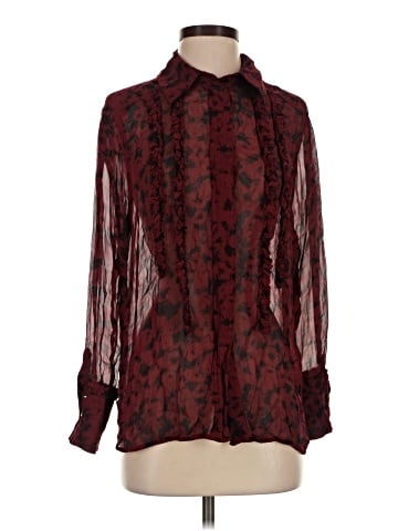 Ganni Long Sleeve Blouse (view 1)