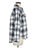 Blu Pepper Plaid Blue Long Sleeve Button-Down Shirt Size M - photo 4
