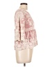 Kindred 100% Rayon Floral Multi Color Pink 3/4 Sleeve Blouse Size L - photo 4