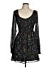 Steve Madden 100% Polyester Paisley Floral Black Cocktail Dress Size M - photo 1