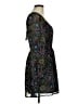 Steve Madden 100% Polyester Paisley Floral Black Cocktail Dress Size M - photo 4