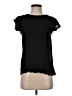 Ann Taylor LOFT 100% Polyester Black Short Sleeve Top Size S (petite) - photo 1