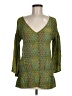 Tolani Green 3/4 Sleeve Blouse Size M - photo 1