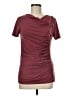 Assorted Brands Burgundy Short Sleeve Top Size 6 - photo 1