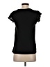 Ann Taylor LOFT 100% Polyester Black Short Sleeve Top Size S (petite) - photo 2