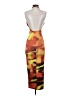 Shein 100% Polyester Tropical Orange Cocktail Dress Size S - photo 2