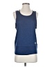 Nike 100% Polyester Blue Active Tank Size S - photo 1