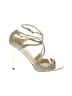 Jimmy Choo 100% Leather Silver Gold Heels Size EU 39 - photo 1