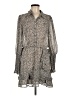 Bardot 100% Polyester Animal Print Gray Casual Dress Size 8 - photo 1