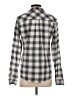 Current/Elliott Plaid Gray Long Sleeve Button-Down Shirt Size 2 - photo 2