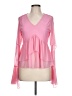 Shein Pink Long Sleeve Blouse Size 12 - photo 1