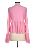 Shein Pink Long Sleeve Blouse Size 12 - photo 2