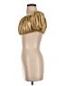 Shein Gold Short Sleeve Top Size S - photo 5