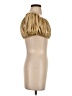 Shein Gold Short Sleeve Top Size S - photo 4