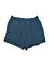 Shein 100% Cotton Solid Blue Shorts Size 6 - photo 2