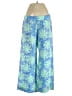 Lilly Pulitzer 100% Rayon Paisley Blue Track Pants Size S - photo 1