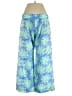 Lilly Pulitzer 100% Rayon Paisley Blue Track Pants Size S - photo 2