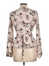 Monteau Tan Long Sleeve Blouse Size L - photo 2