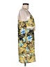 Peppermint 100% Polyester Print Yellow Casual Dress Size M - photo 4