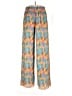 Zara 100% Polyester Print Blue Casual Pants Size L - photo 1
