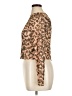 ASOS Design 100% Polyester Animal Print Brown Long Sleeve Turtleneck Size 14 - photo 5