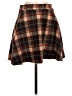 Shein 100% Polyester Plaid Brown Casual Skirt Size 4 - photo 1