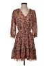 Lulus 100% Polyester Animal Print Brown Casual Dress Size S - photo 1