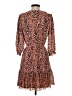 Lulus 100% Polyester Animal Print Brown Casual Dress Size S - photo 2