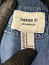 Forever 21 100% Cotton Blue Long Sleeve Button-Down Shirt Size M - photo 7