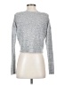 XXI Metallic Silver Pullover Sweater Size S - photo 2