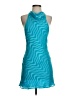 Amanda Uprichard 100% Polyester Teal Cocktail Dress Size XS - photo 1