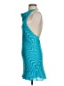 Amanda Uprichard 100% Polyester Teal Cocktail Dress Size XS - photo 5