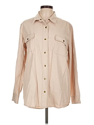 Japna Long Sleeve Button-Down Shirt (view 1)