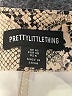 PrettyLittleThing 100% Polyurethane Animal Print Gold Shorts Size 6 - photo 3