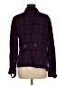 J.J.Basics Plaid Purple Coat Size M - photo 2