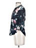 Amour Vert Floral Blue 3/4 Sleeve Blouse Size XXS - photo 5