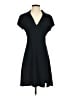 Theory Solid Black Casual Dress Size 2 - photo 1