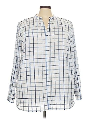 Calvin Klein Long Sleeve Button-Down Shirt (view 1)