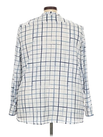 Calvin Klein Long Sleeve Button-Down Shirt (view 2)