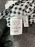 Ann Taylor 100% Polyester Checkered-gingham Gray Short Sleeve Blouse Size XS - photo 8