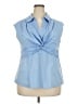 Alfani Blue Sleeveless Blouse Size 18 - photo 1
