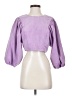 Zara Purple 3/4 Sleeve Blouse Size S - photo 1