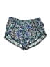 Express 100% Rayon Paisley Blue Shorts Size XS - photo 1
