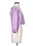 Zara Purple 3/4 Sleeve Blouse Size S - photo 4