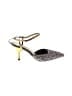 Lanvin Animal Print Gold Black Heels Size EU 37 - photo 1