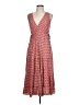 Max Studio 100% Rayon Print Red Casual Dress Size L - photo 1